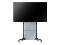 SMS Presence - Vagn - för platt panel - aluminium, antracitgrå - skärmstorlek: från 46 tum PR031001-P0