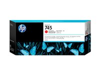HP 745 - 300 ml - hög kapacitet - kromröd - original - DesignJet - bläckpatron - för DesignJet Z2600 PostScript, Z5600 PostScript F9K06A