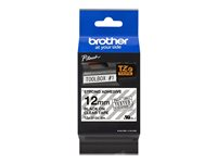 Brother TZe-S131 - Extrastark häftning - svart på klar - Rulle (1,2 cm x 8 m) 1 kassett(er) bandlaminat - för Brother PT-D210, D600, H110; P-Touch PT-1005, D200, D450, D800, E550, H110, P300, P900 TZES131