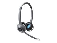 Cisco 562 Wireless Dual - Headset - på örat - DECT 6.0 - trådlös - för Cisco DX70, DX80; IP Phone 68XX; Webex Board 55, Board 70, Board 85, Room 55, Room 70 CP-HS-WL-562-N-EU=
