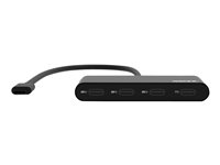 PORT Connect - Hubb - 3 x USB-C + 1 x USB-C (strömleverans) - skrivbordsmodell 900147