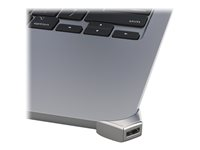 Compulocks Ledge Lock Adapter for MacBook Air 13" M2-M4 Silver - Adapter för säkerhetslåsurtag - för Apple MacBook Air M2 MBALDG04