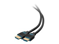 C2G 10ft 4K HDMI Cable - Performance Series Cable - Ultra Flexible - M/M - HDMI-kabel - HDMI hane till HDMI hane - 3 m - svart C2G10378