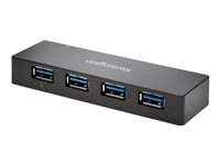 Kensington UH4000C - Hubb - 4 x SuperSpeed USB 3.0 - skrivbordsmodell K39122EU
