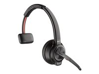 HP Poly Savi 8210-M - Savi 8200 series - headset - på örat - DECT / Bluetooth - trådlös - svart - Zoomcertifierad, Certifierad för Microsoft-teams 8D3F1AA