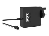 PORT Connect - Strömadapter - universell - AC 100-240 V - 90 Watt - Storbritannien 900007B-UK