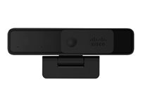 Cisco Webex Desk Camera - Webbkamera - färg - 13.000.000 pixlar - ljud - USB-C - MJPEG, YUY2, NV12 - återanvänd CD-DSKCAM-C-WW-RF