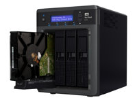 WD My Cloud EX4 WDBWWD0160KBK - NAS-server - 4 fack - 16 TB - SATA 6Gb/s - HDD 4 TB x 4 - RAID 0, 1, 5, 10, JBOD - RAM 512 MB - Gigabit Ethernet - iSCSI support WDBWWD0160KBK-EESN