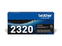 Brother TN2320 - Svart - original - tonerkassett - för Brother DCP-L2500, L2520, L2540, L2560, HL-L2360, L2365, MFC-L2700, L2720, L2740 TN2320