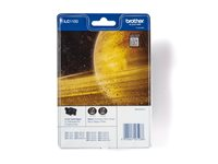 Brother LC1100BKBP2 - 2-pack - svart - original - blister - bläckpatron - för Brother DCP-185, 385, 395, 585, J715, MFC-490, 5490, 5890, 5895, 6890, 790, 795, 990, J615 LC1100BKBP2
