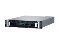 HPE Modular Smart Array 2070 16Gb Fibre Channel SFF Storage - 7th Generation - halvledarenhet/hårddisk-array - 0 TB - 24 fack (SAS-3) - 16Gb Fibre Channel (extern) - kan monteras i rack - 2U S1H42A