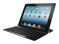 Logitech Ultrathin Keyboard Cover - Tangentbord - Bluetooth - Nordisk - svart 920-005516