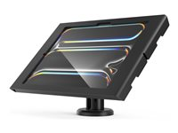 Compulocks iPad Pro M4 13" (2024), Apex Enclosure Tilting Stand 4" - Monteringssats (hölje, ställ) - synliga kameror och sensorer fram/bak - för surfplatta - låsbar - metallram - svart - skärmstorlek: 13" - väggmonterbar - för Apple 13-inch iPad Pro (M4) TCDP0413PAPX4B