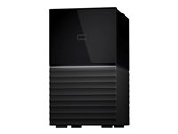 WD My Book Duo WDBFBE0240JBK - Hårddiskarray - 24 TB - 2 fack - HDD 12 TB x 2 - USB 3.1 Gen 1 (extern) WDBFBE0240JBK-EESN