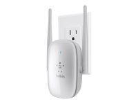 Belkin N600 Dual-Band Plug-In Wi-Fi Range Extender - Räckviddsökare för wifi - Wi-Fi - 2.4 GHz, 5 GHz F9K1122AT