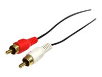 StarTech.com 3 ft Stereo Audio Cable - 3.5mm Male to 2x RCA Male - heaDPhone jack to RCA - Mini jack to RCA - 3.5mm to RCA (MU3MMRCA) - Ljudkabel - mini-phone stereo 3.5 mm hane till RCA x 2 hane - 92 cm - svart - för P/N: HD202A, ST121HDBTSC, ST12MHDLAN4R, ST12MHDLNHK, ST12MHDLNHR, ST222HDBT, VID2HDCON2 MU3MMRCA