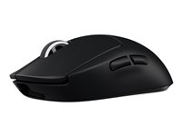 Logitech G PRO X SUPERLIGHT - Mus - optisk - 5 knappar - trådlös - 2.4 GHz - USB Logitech LIGHTSPEED-mottagare - röd 910-006784