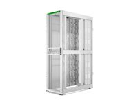 APC NetShelter SX Gen 2 - Rack skåp - 1991 H x 600 B x 1200 D mm, med sidor - golvstående - vit - 42U - 19" - TAA-kompatibel - för P/N: SMT1000RM1U, SMT750RM1U, SRTL10KRM4UT, SRTL5KRM2UI-HW, SRTL5KRM2UT-HW, SRTL8KRM4UT AR3300W2