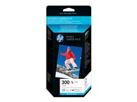 HP 300 Series Photo Starter Pack - Färg (cyan, magenta, gul) - bläckpatron/papperssats - för Deskjet F4210, F4213, F4230, F4235, F4250, F4273, F4274, F4275, F4283, F4288, F4292, F4293 CG846EE