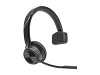 Poly Savi 7310 - Savi 7300 series - headset - på örat - DECT - trådlös - USB-A via DECT-adapter - svart - UC-certifierad 8L561AA#ABB