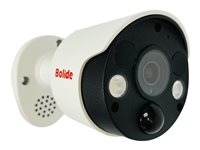 Bolide BN8035F/NDAA - Nätverksövervakningskamera - kula - väderbeständig - färg (Dag&Natt) - 5 MP - 2592 x 1944 - M12-montering - fast lins - ljud - LAN 10/100 - H.265, H.264 - DC 12 V/PoE BN8035F/NDAA