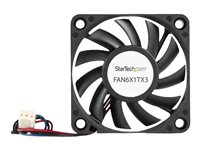 StarTech.com 60x10 mm ersättare för chassiläkt med kullager och TX3-kontakt - Fläktsats för system - 60 mm FAN6X1TX3