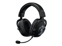 Logitech G Pro X - Headset - fullstorlek - LIGHTSPEED - trådlös - ljudisolerande - svepning 981-000957