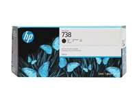 HP 738 - 300 ml - svart - original - DesignJet - bläckpatron - för DesignJet T950 498N8A