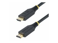 StarTech.com 1.6ft (50cm) Premium Certified High Speed HDMI Cable, 4K60Hz - Premium hög hastighet - HDMI-kabel med Ethernet - HDMI hane till HDMI hane - 50 cm - svart - 4K60Hz stöd, passiv HDMI2-CABLE-4K60-50C