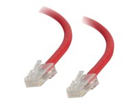 C2G Cat5e Non-Booted Unshielded (UTP) Network Patch Cable - Patch-kabel - RJ-45 (hane) till RJ-45 (hane) - 1 m - UTP - CAT 5e - tvinnad, enhetsstart - röd 83081