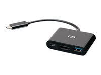 C2G USB C Docking Station with 4K HDMI, USB, and USB C - Power Delivery up to 60W - Dockningsstation - USB-C / Thunderbolt 3 - HDMI C2G54453