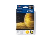 Brother LC1100Y - Gul - original - bläckpatron - för Brother DCP-185, 385, 395, 585, J715, MFC-490, 5490, 5890, 5895, 6890, 790, 795, 990, J615 LC1100Y