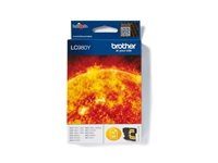 Brother LC980Y - Gul - original - bläckpatron - för Brother DCP-145, 163, 167, 193, 195, 197, 365, 373, 375, 377, MFC-250, 255, 290, 295, 297 LC980Y