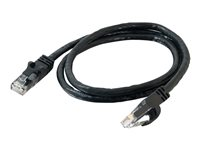 C2G Cat6 Booted Unshielded (UTP) Network Patch Cable - Patch-kabel - RJ-45 (hane) till RJ-45 (hane) - 15 m - UTP - CAT 6 - formpressad, hakfri, tvinnad - svart 83413