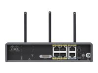 Cisco 819 Secure Hardened Router and Dual WiFi Radio - Trådlös router 4-ports-switch Dubbelband - rekonditionerad C819HWD-A-K9-RF