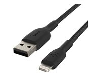 Belkin BoostCharge - Lightning-kabel - Lightning hane till USB hane - 3 m - svart CAA002BT3MBK
