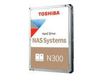 Toshiba N300 NAS HDWG51EUZSVA - Hårddisk - 14 TB - inbyggd - 3.5" - SATA 6Gb/s - 7200 rpm - buffert: 512 MB HDWG51EUZSVA