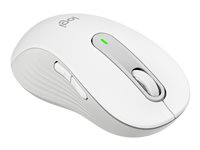 Logitech Signature M650 - Mus - optisk - 5 knappar - trådlös - 2.4 GHz, Bluetooth - Logitech Logi Bolt USB-mottagare - offwhite 910-006255