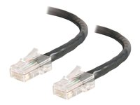 C2G Cat5e Non-Booted Unshielded (UTP) Network Patch Cable - Patch-kabel - RJ-45 (hane) till RJ-45 (hane) - 15 m - UTP - CAT 5e - tvinnad, enhetsstart - svart 83048