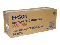Epson S050035 - Magenta - original - framkallningskassett - för AcuLaser C1000, C1000N, C2000, C2000DT, C2000PS, C2000PSDT C13S050035