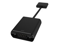 HP ElitePad Serial Adapter - Seriell adapter - 70-stifts dockningskontakt (hane) till DB-9 (hona) - 14.89 cm - svart - för Elite x2 1011 G1; ElitePad 1000 G2, 900 G1 H3N50AA