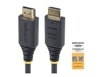 StarTech.com 1m (3.3ft) Premium Certified High Speed HDMI Cable, 4K60Hz - Premium hög hastighet - HDMI-kabel med Ethernet - HDMI hane till HDMI hane - 1 m - svart - 4K60Hz stöd, passiv HDMI2-CABLE-4K60-1M