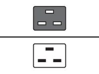 APC - Strömkabel - IEC 60320 C19 till IEC 60320 C20 - 3 m - röd AP8760X340